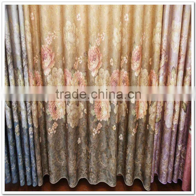 Classic Designs 2013 Yarn Dye 100% Polyester Jacquard Curtain Fabric