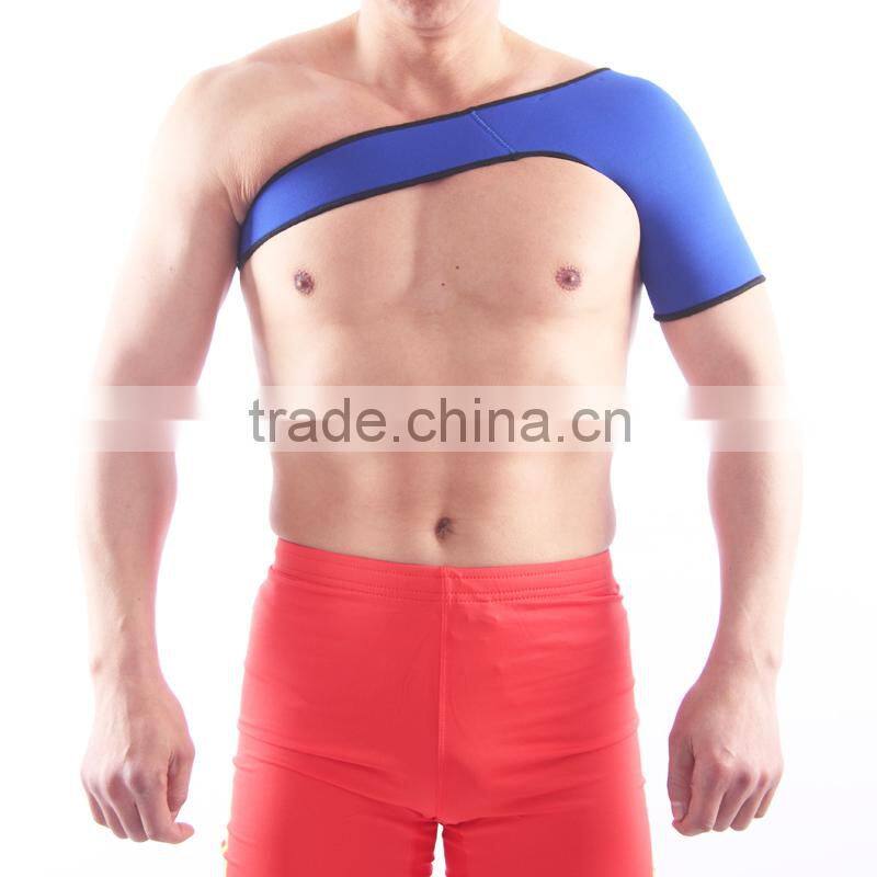Neoprene hook and loop back and shoulders support