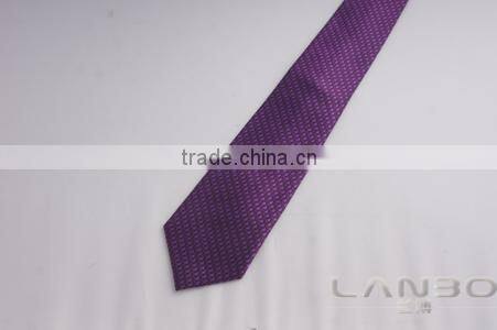 2016 fashion trendy purple jacquard silk woven mens skinny tie for sale