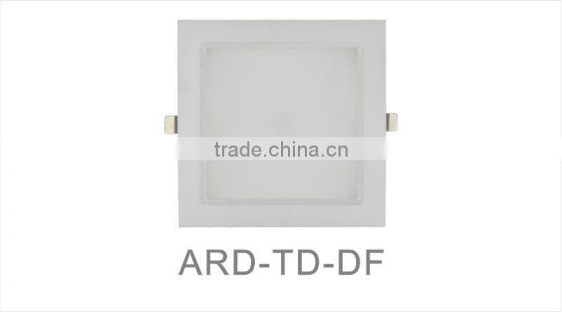 18W LED downlights with white color and milky cover and white painted aluminum housing led downlight 18w