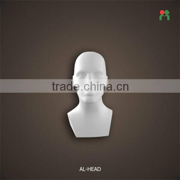 2015 Fashion fiberglass male mannequin head display mannequin head full body 13A.B