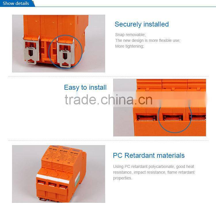 3Poles Lightning Adapter SPD Power Surge Protectors (SP-S40)