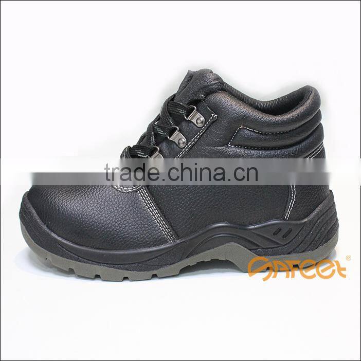 Guangzhou oil water resistant S1P working steel toe cap industrial men's safety boots and labour shoes for protection SA-1225