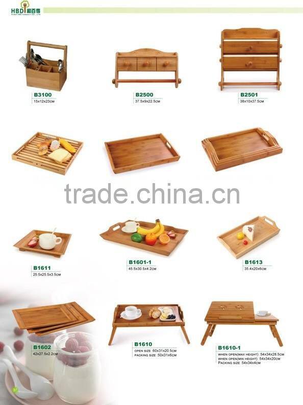 High quality bamboo wholesale serving tray