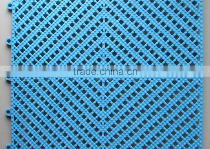 Qingdao 7KING interlocking PVC skidproof plastic bathroom floor mat