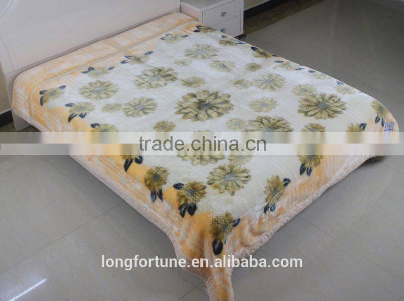 best selling stock polyester mink blanket