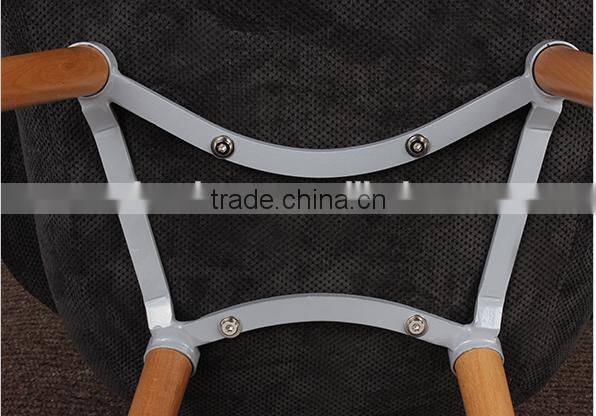 Antique computer chair fabric seat beech legs dining chair