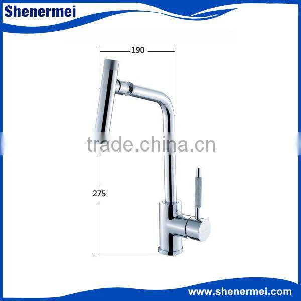 57-60% retractable kitchen faucet