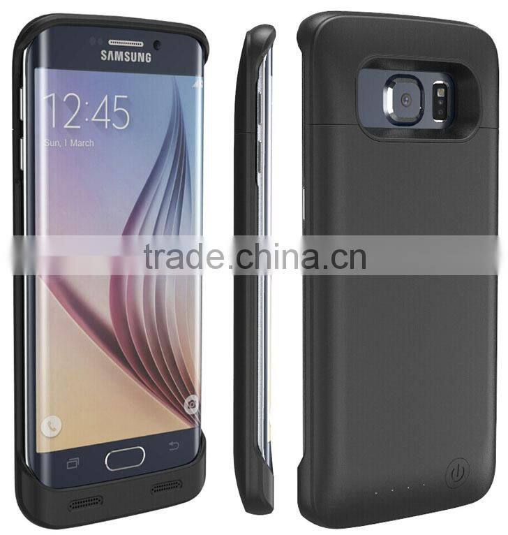 Wholesale Rohs For Samsung Galaxy S6 Edge Power Bank Case 3500mAh