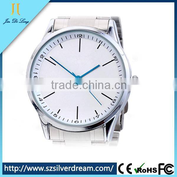 Fashion Stainess Steel Watch Anticlockwise Wrist Watches for OEM