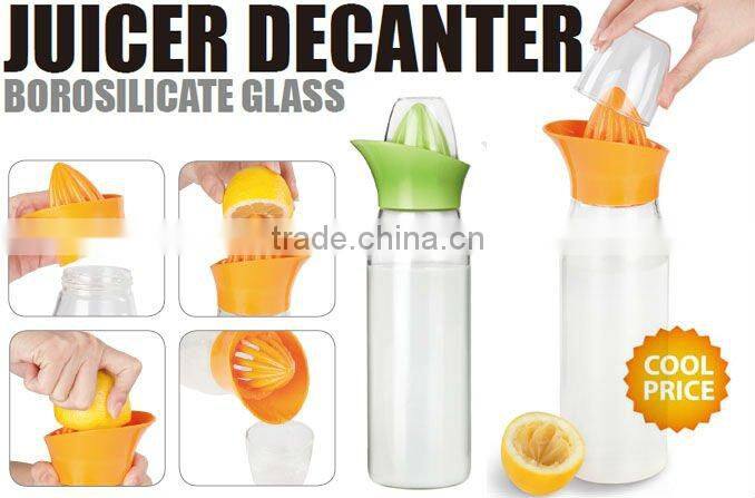 SINOGLASS 4 pcs glass storage canister jar set with TUSCAN VILLA decal