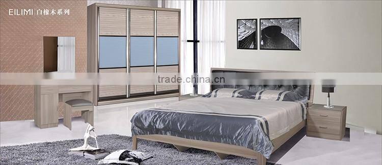 High glossy surface treatment anti-bacterium sliding bedroom wardrobe cabinet