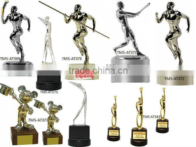 custom resin soccer trophy