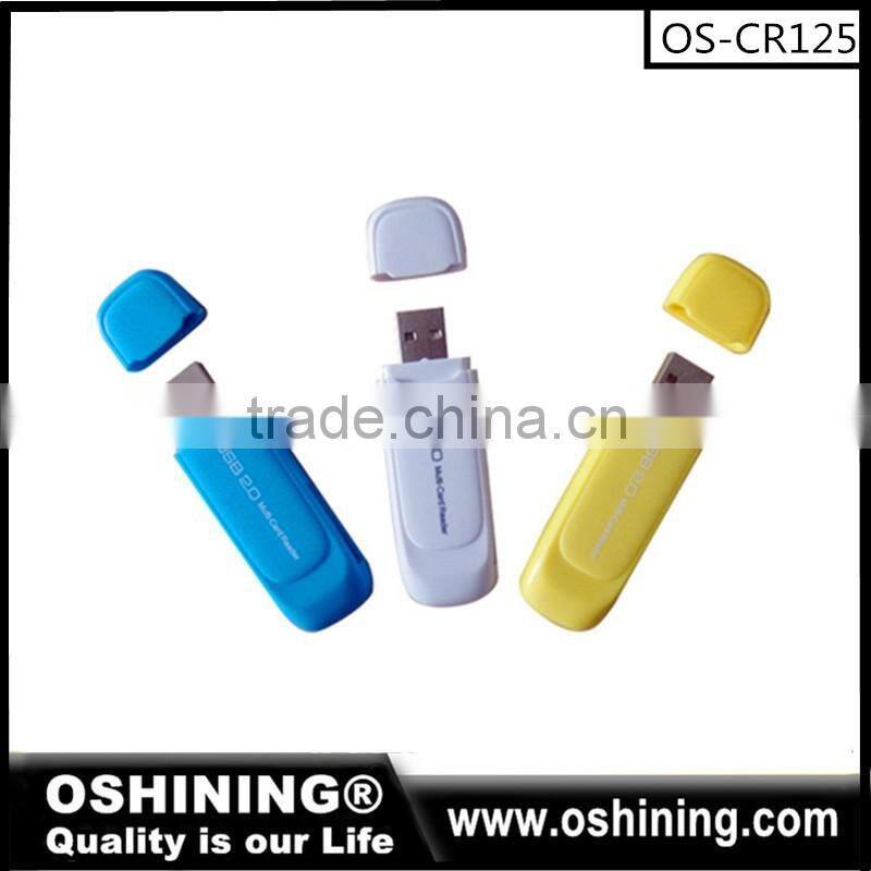 2016 Best selling plastic Multi 4slots magnetic card reader (OS-CR112)