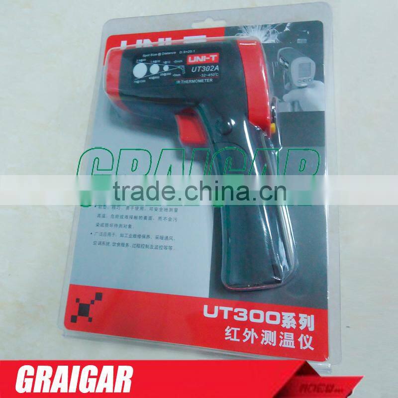 Handheld Infrared Thermometers UNI-T UT302A Industrial temperature gauge Non-contract Digital IR Thermometer Gun -32 - 450