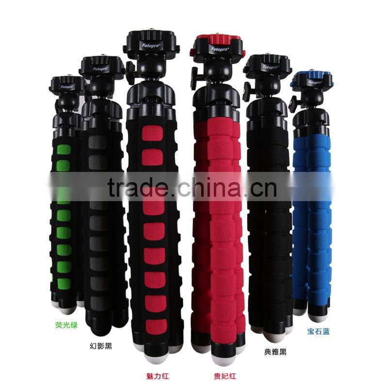 FOTOPRO Lightweight Camera flexible foam tripod RM-101 quick release plate