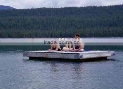 plastic float for floating platform in lake