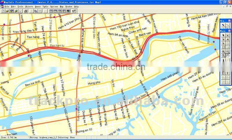 Saudi Arabia Mapinfo Vector Map for Fleet Tracking