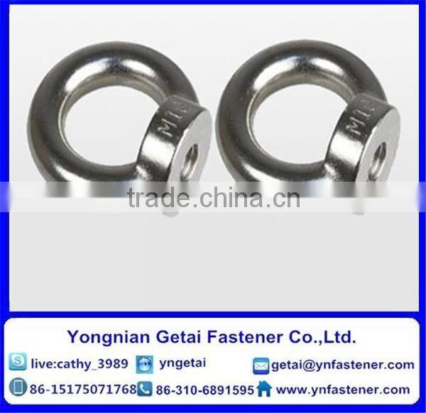 China Galvanized Carbon Steel Lifting eye nuts
