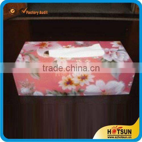 custom shape fuuny printed tissue box holder for kids