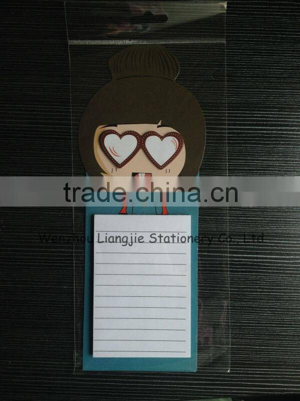 Lovely Boy Die-cut Memo Pad & Die-cut Sticky Notepad