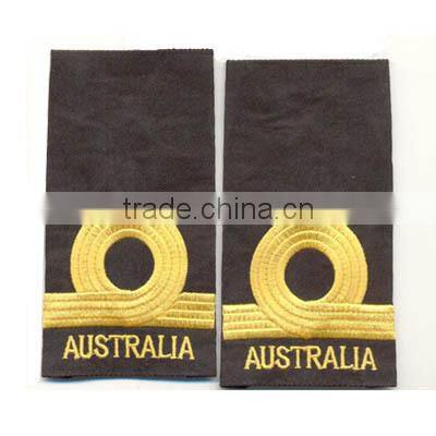 Shouder borader embroidery epaulette patch/applique