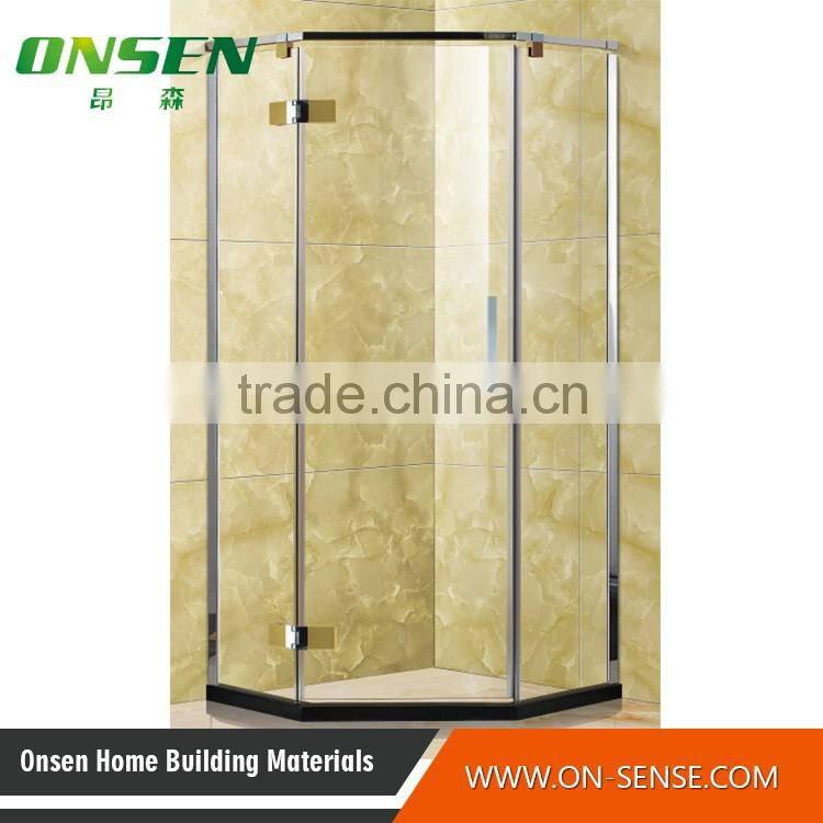 China wholesale best design stainless steel shower cabin with tempered glass