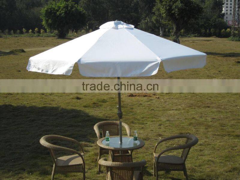 Round hot dog prasol for garden furniture