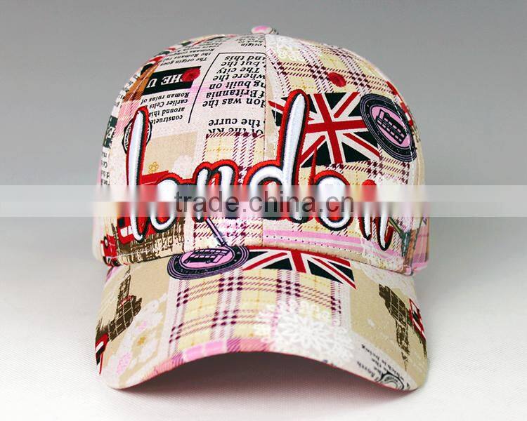 baseball cap cotton 6 panel sport cap