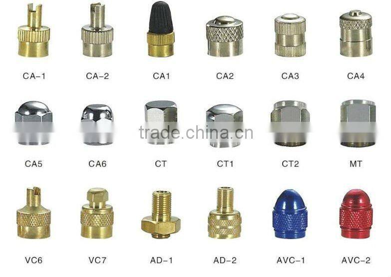AVC-2 Red Aluminum Tire Valve Cap