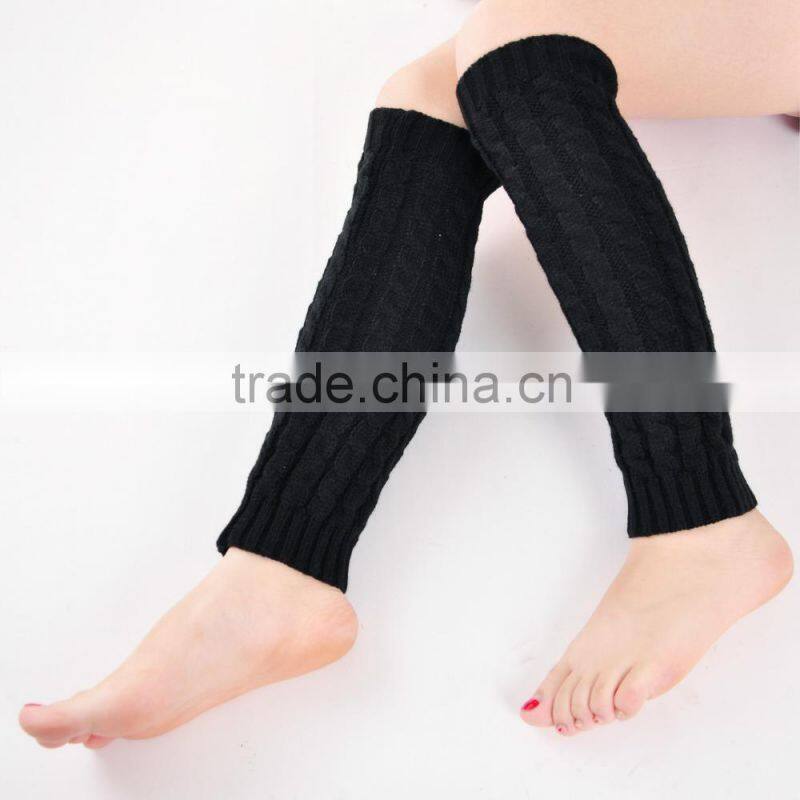 Women boot socks beautiful acrylic leg warmer knit ladies leg warmer boot topper