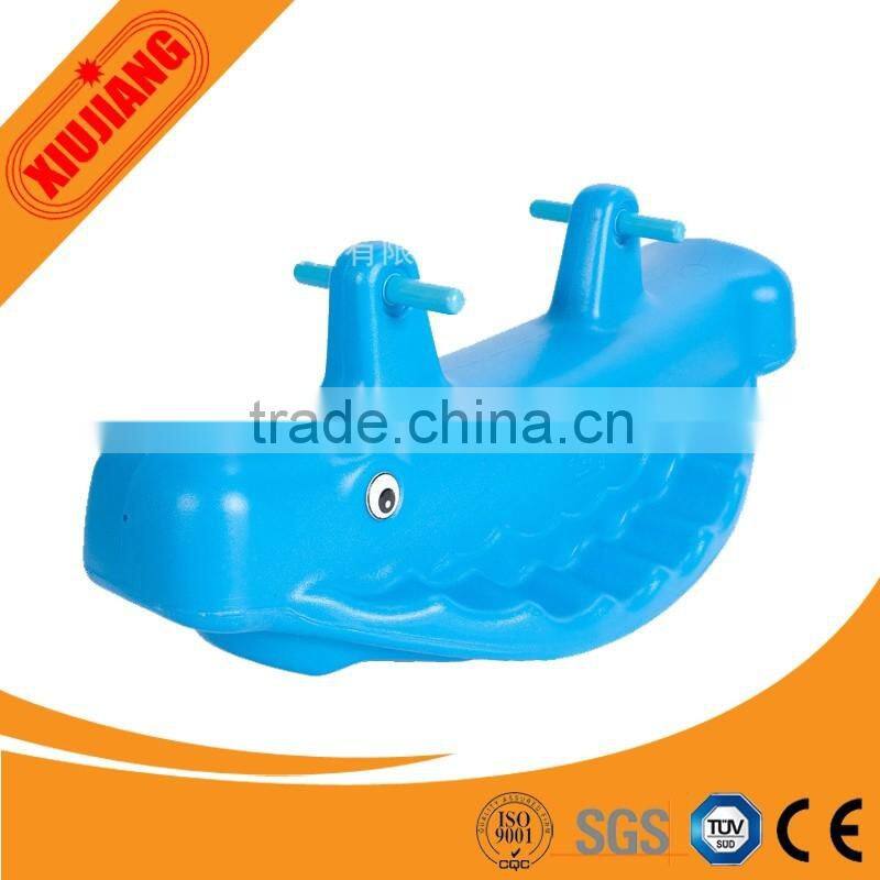 indoor outdoor playground kids play zone plastic rocking horse