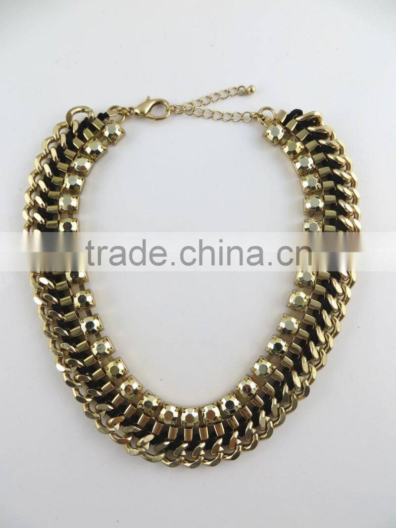 Newest design gold elegant necklace