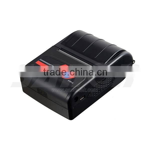 Sanor PTP-II High Quality 58mm mini portable bluetooth receipt qr code printer for tablet
