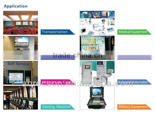 19 inch Intel N2600+NM10 industrial touch panel pc all-in-one