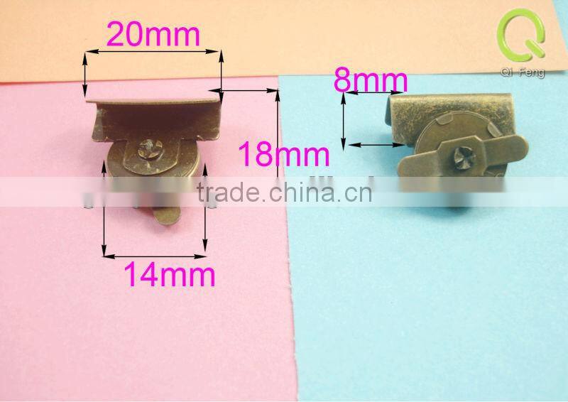 Factory wholesale handbags hardware 14mm magnetic button