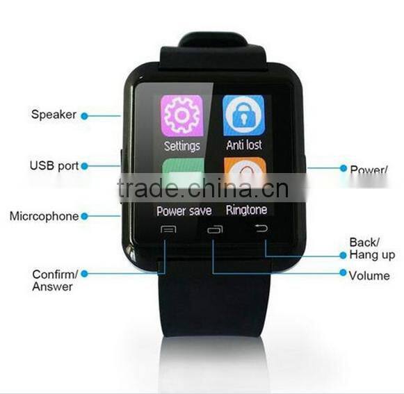 New Anti-lost bluetooth android smart watch U8