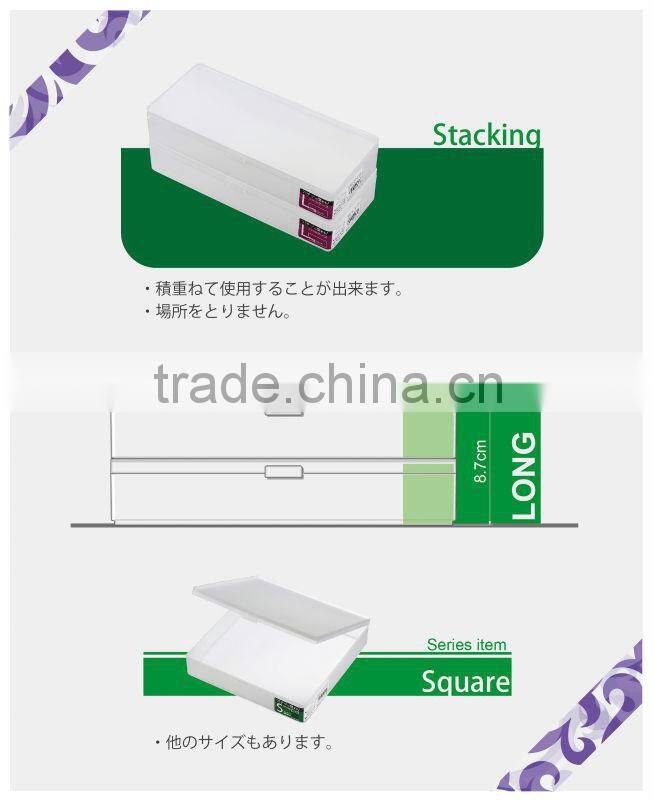 Lightweight and Stacking plastic tool box with multi-purpose made in Japan