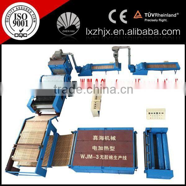 Nonwoven polyester fiber layer lapping machine , cross lapper
