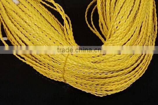 Wholesale custom color 6mm leather cord for jewelry