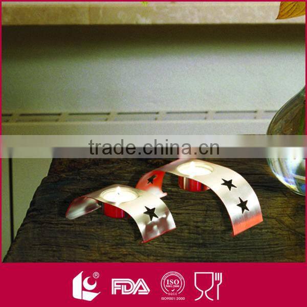 Tabletop stainless steel tea light candle holders wholesale for 6 candles