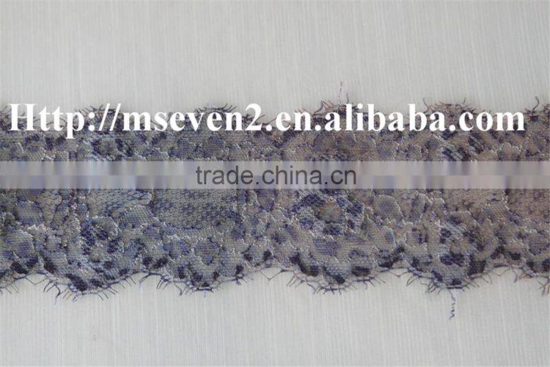 good looking 100% elastic spun lace eyelash lace trim in multiple color for choosing