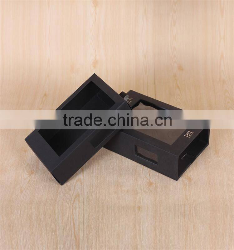 Custom Printing paper packaging box with clear window