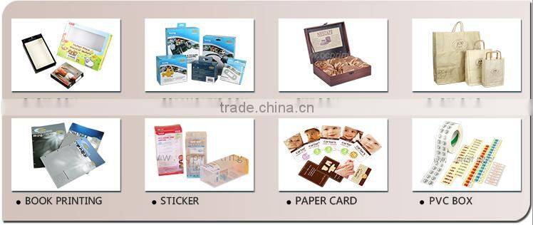 Fashionable folding flat art paper packing box with customized logo