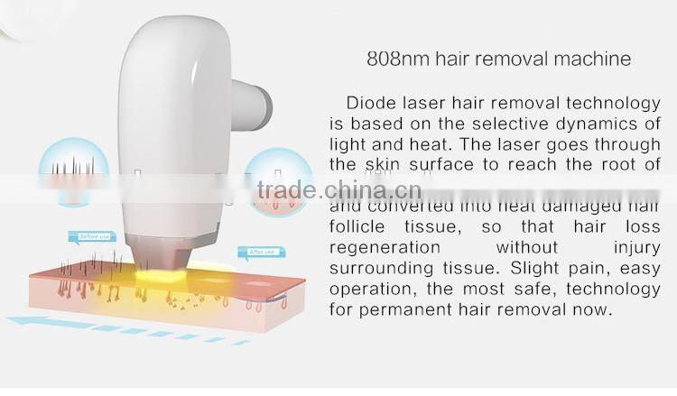 LINGMEI Perfect Medical Home Use Painless Hair Removal Laser Diode 808
