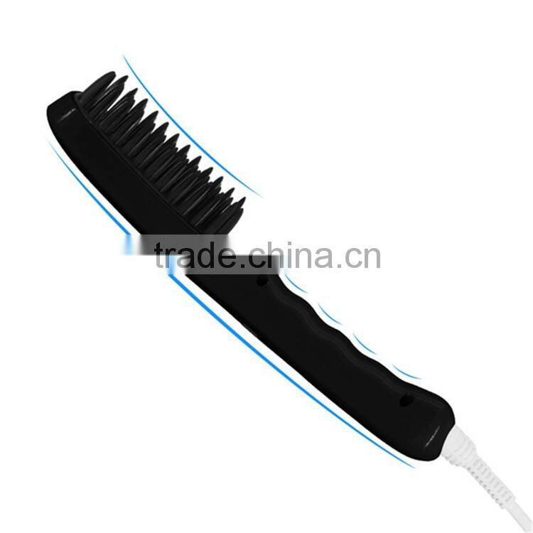 easy operate to straight with beautiful star hair straightener comb