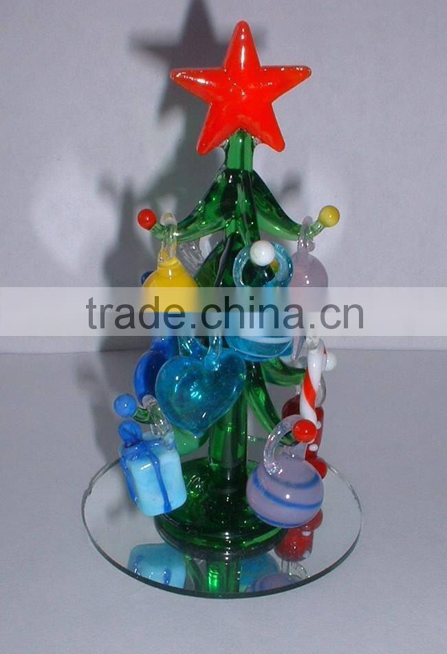 Promotional Beveled Jade Glass Moon Ornament/Blank Moon ornaments