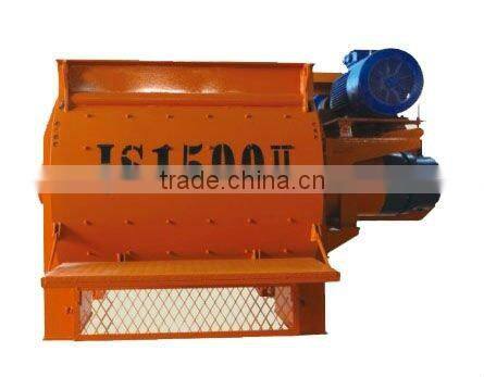 concrete mixer,twin-shaft concrete mixer with screw mixing blades
