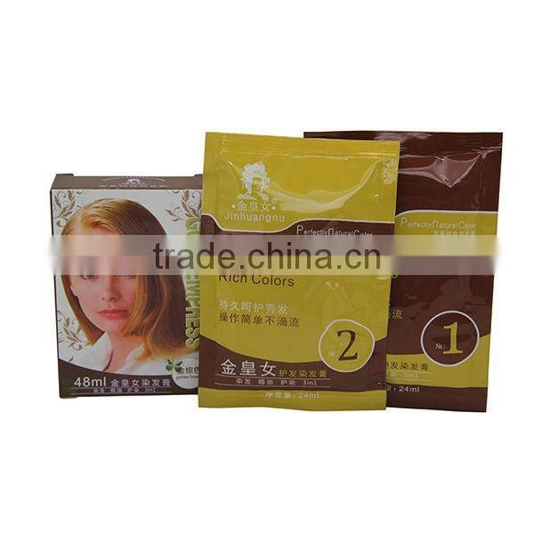 2015 popular hair color cream/,100% gray coverage hair dye /permanent washable hair dye