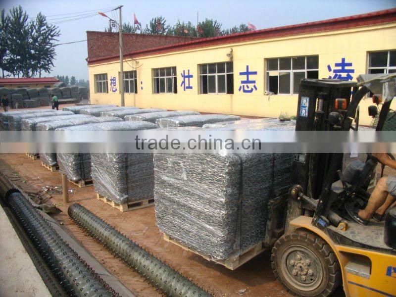 240gr/m2 Galvanized 2x1x1m Riverway Gabion Mesh Box